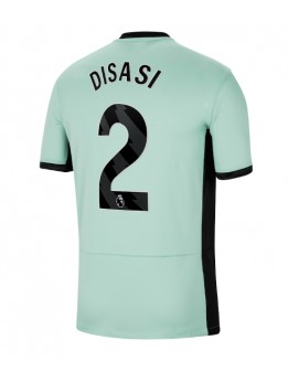 Chelsea Axel Disasi #2 Ausweichtrikot 2023-24 Kurzarm